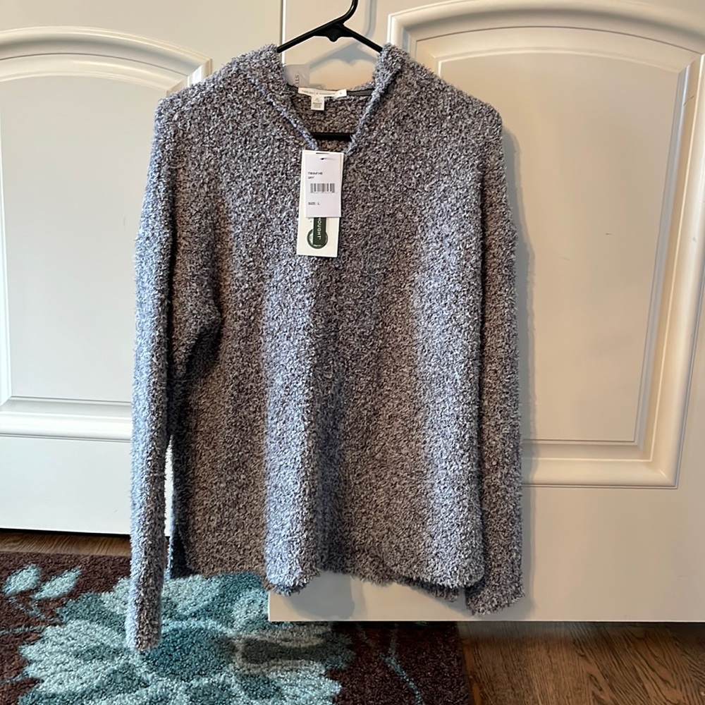 New Annita Zip Up Knit Hoodie